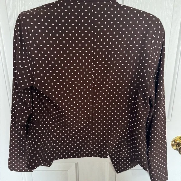 NY & Co Polka Dot Women's Blazer - Picture 2 of 3